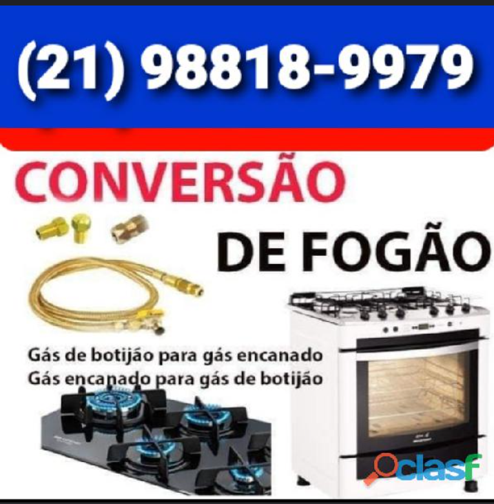 GASISTA EM IPANEMA RJ 98818-9979 CONVERSÃO DE FOGÃO EM IPANEMA RJ GN