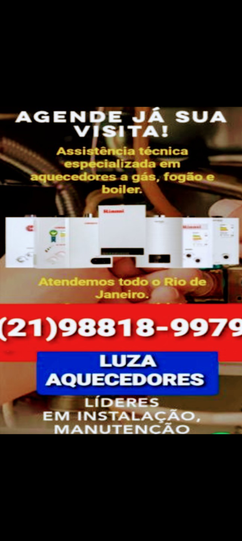 ASSISTÊNCIA TÉCNICA AQUECEDOR NO MARACANÃ RJ MELHOR PREÇO CONSERTO RJ