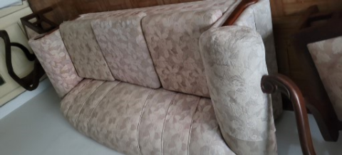 Sofa retro em tecido